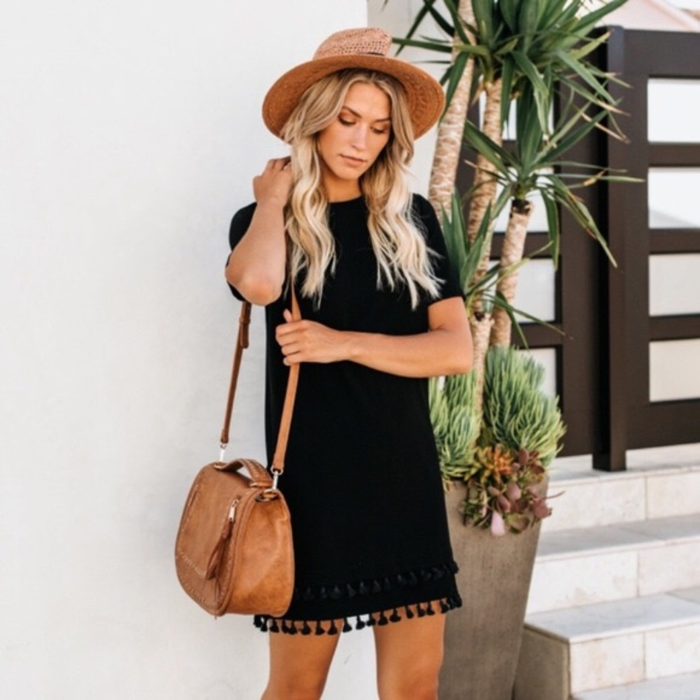 Vick Dolls Tassel Fringe Dress